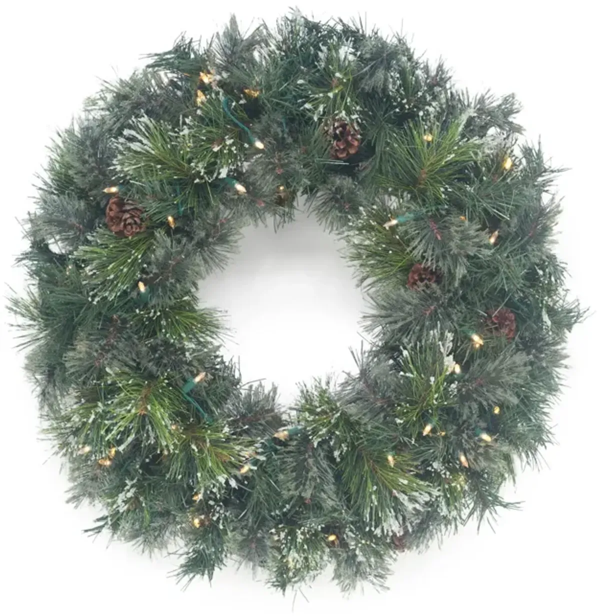 Oregon Pine 30  Pre-Lit Wreath