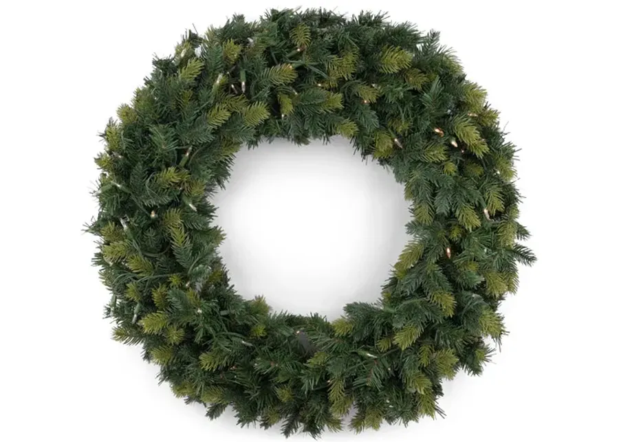 Highland Fir II 30  Wreath With LED Lights