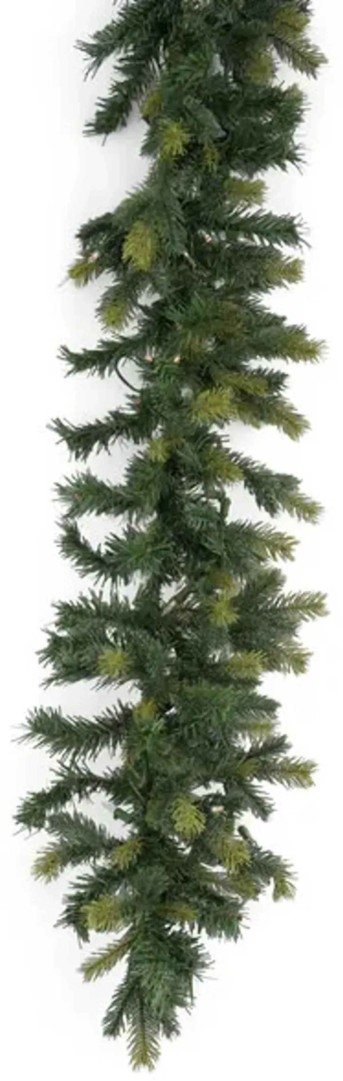 Highland Fir II 9  Garland With LED Lights