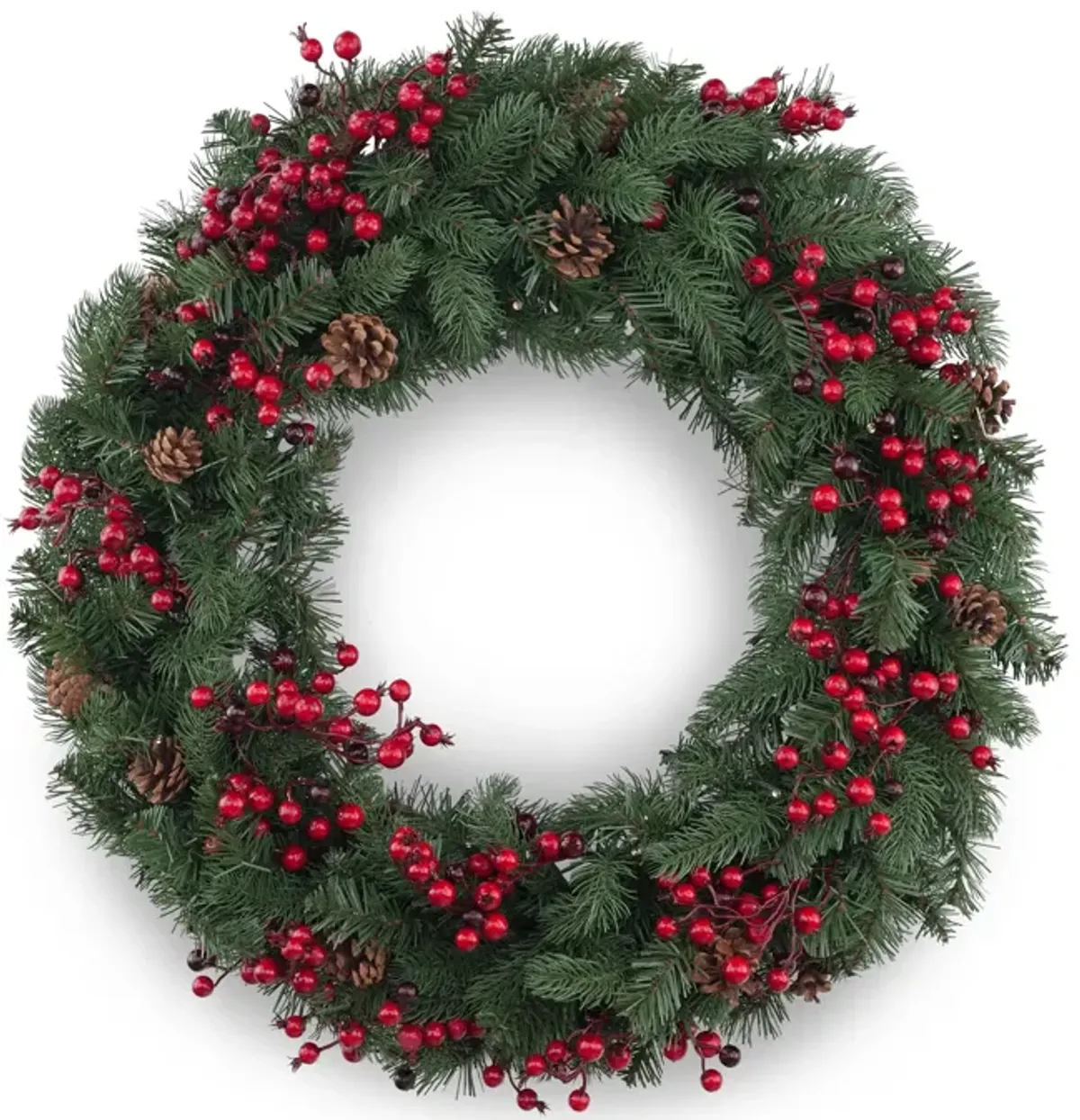 30  Monterey Pine Decorated Wreath