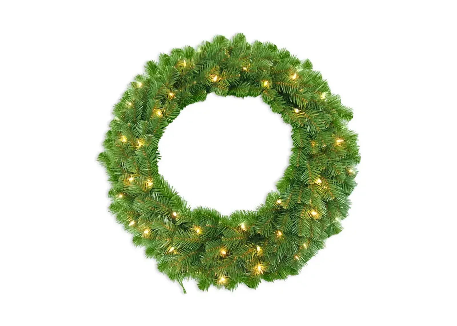  Continental Pine 28  Wreath With 50 Clear Lights