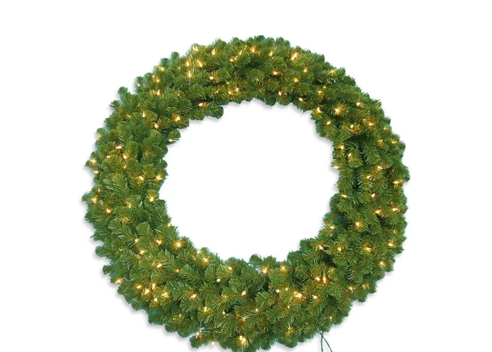 Continental Pine 48  Wreath With 200 Clear Lights