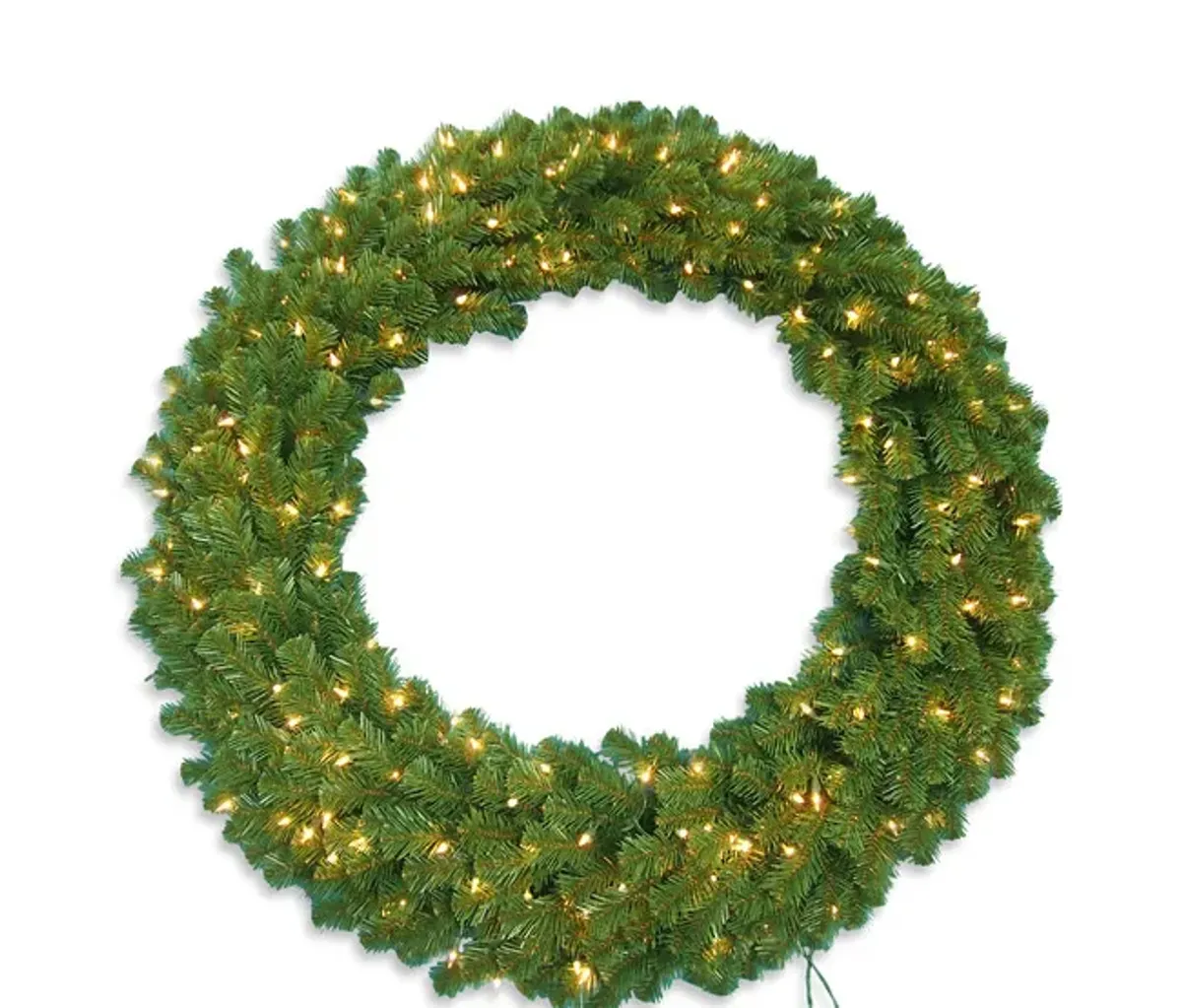 Continental Pine 48  Wreath With 200 Clear Lights