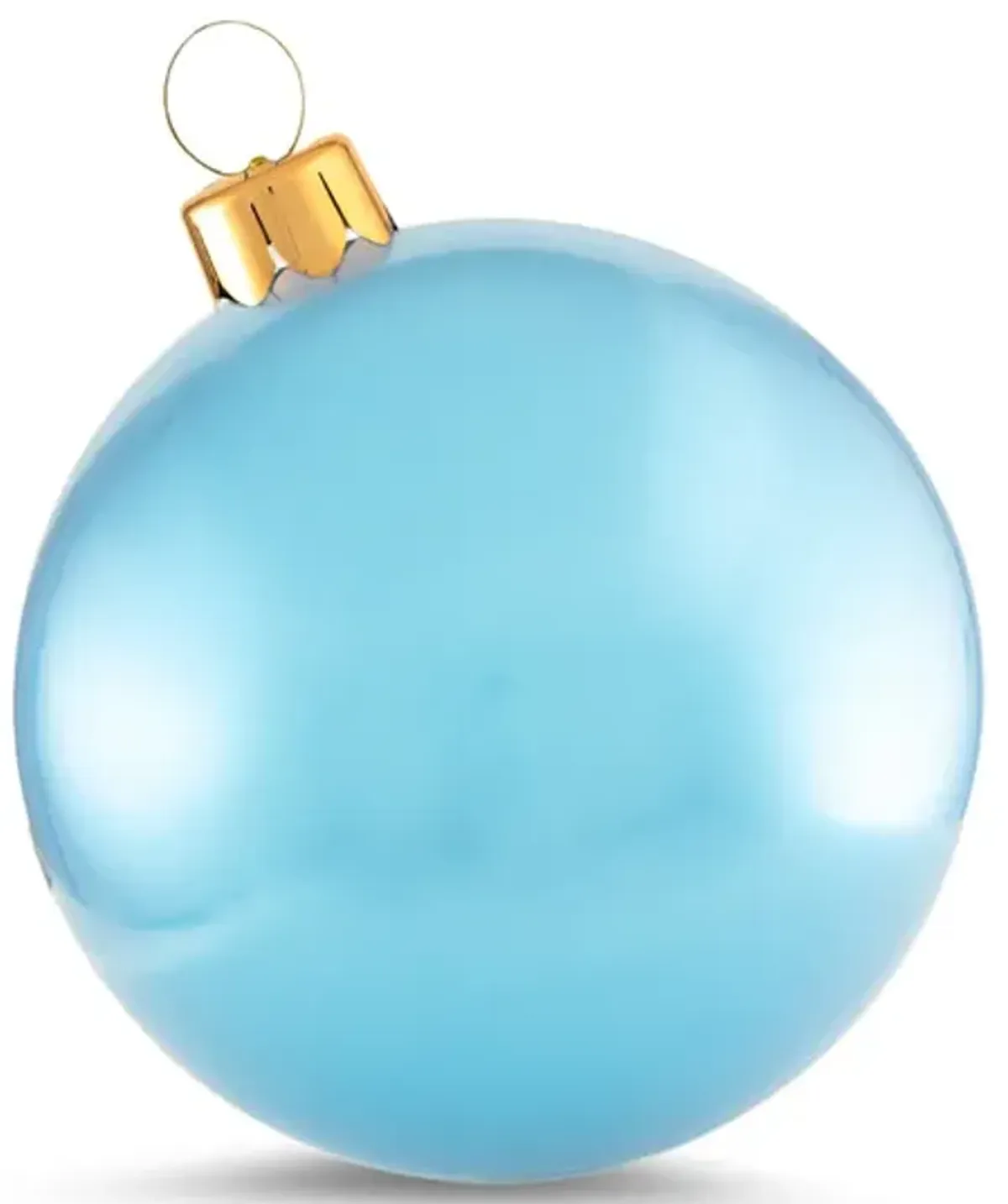 18  Inflatable Ball Ornament - Light Blue