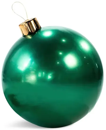 18  Inflatable Ball Ornament - Vintage Green