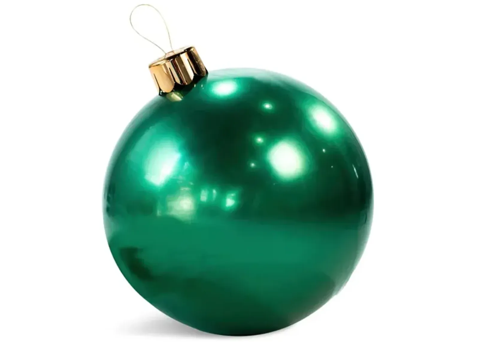 18  Inflatable Ball Ornament - Vintage Green