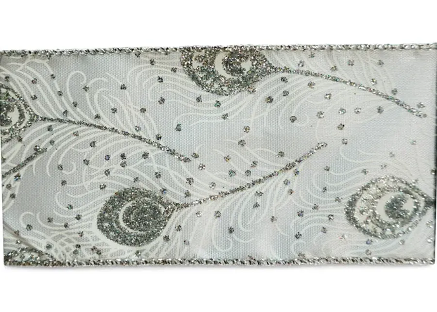 White Peacock Ribbon