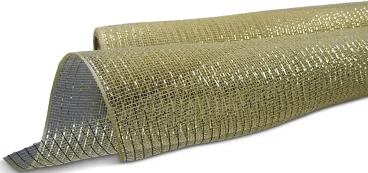 10  Mesh Ribbon - Gold