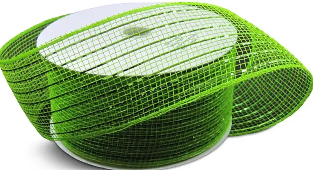 2.5  Mesh Ribbon - Lime