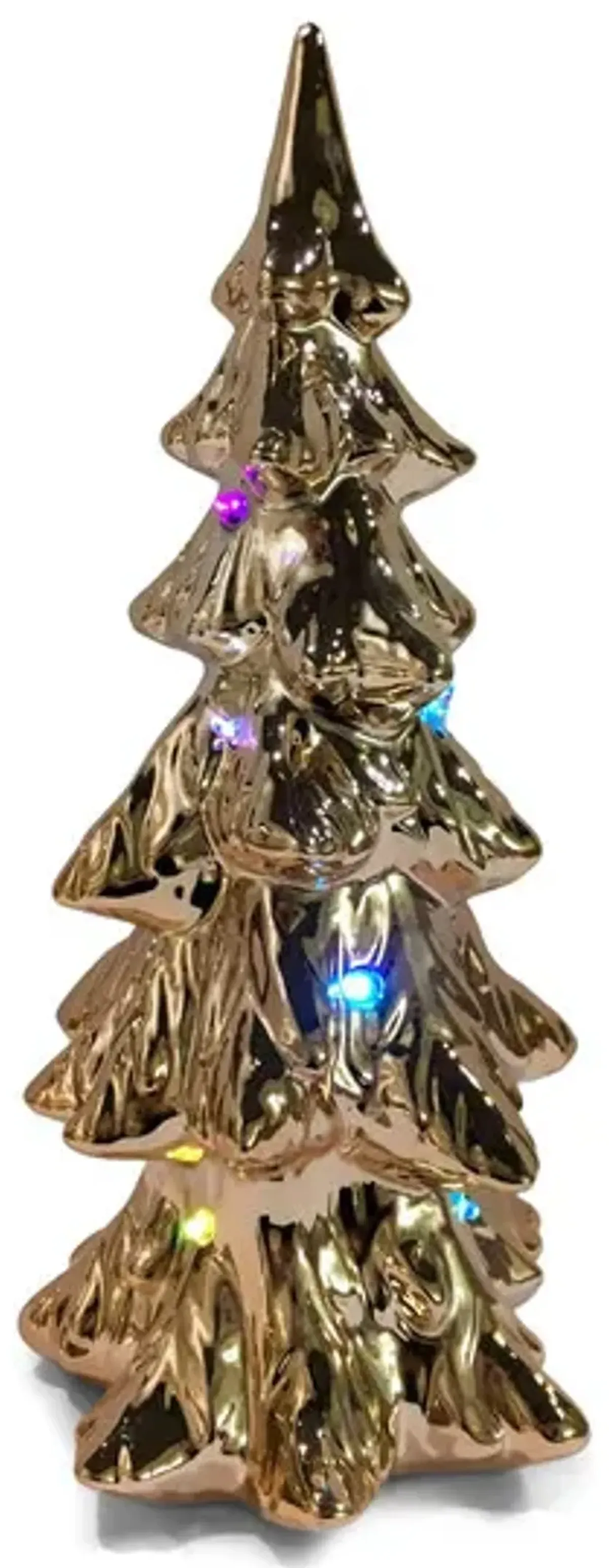 Gold Tree With LED Lights