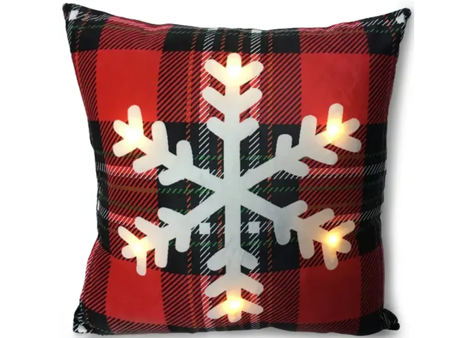 18  Snowflake Throw Pillow