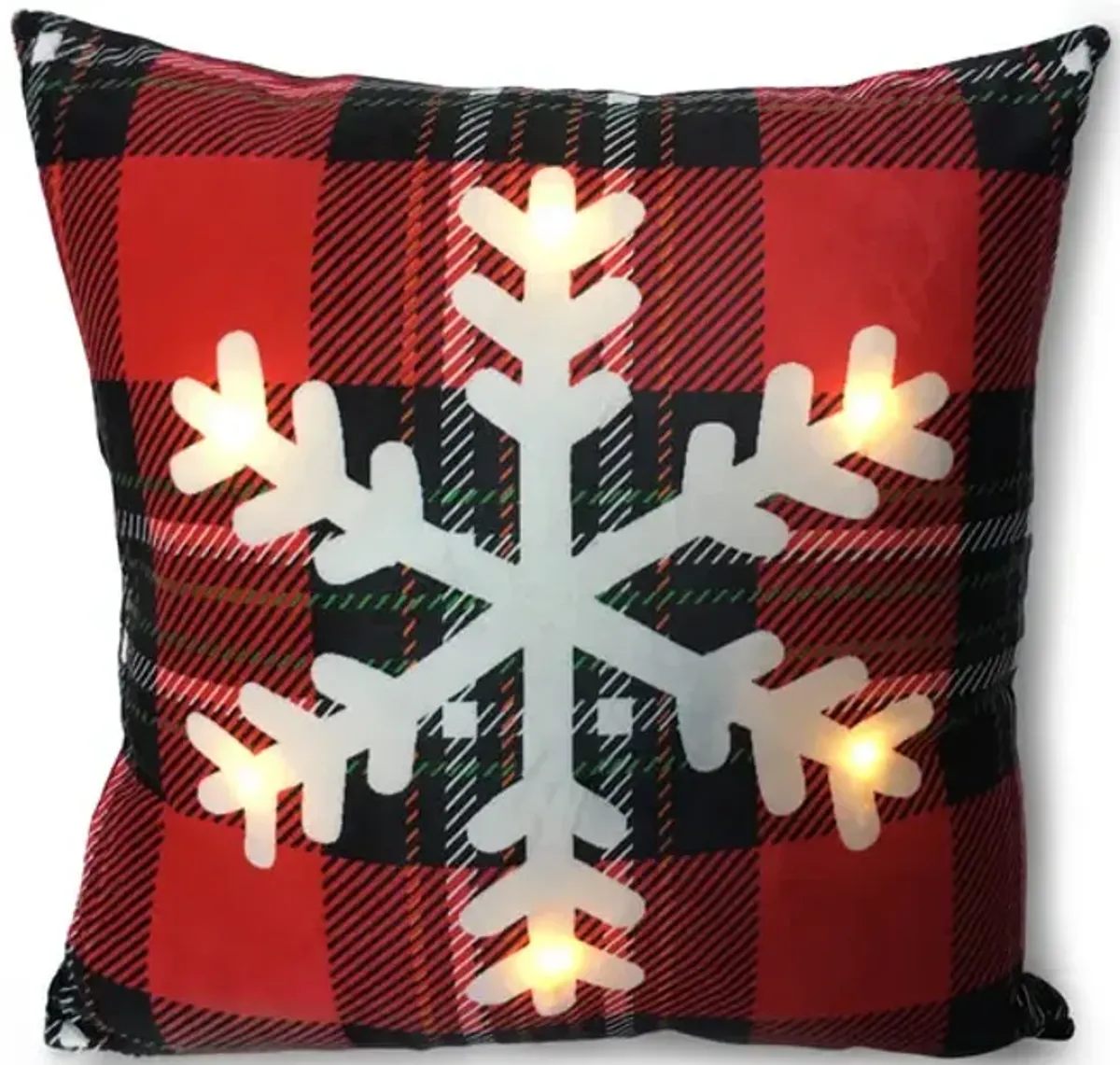 18  Snowflake Throw Pillow