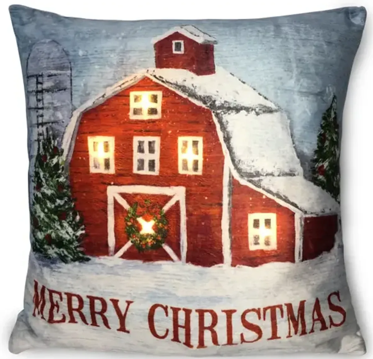 18  Red Barn Pillow