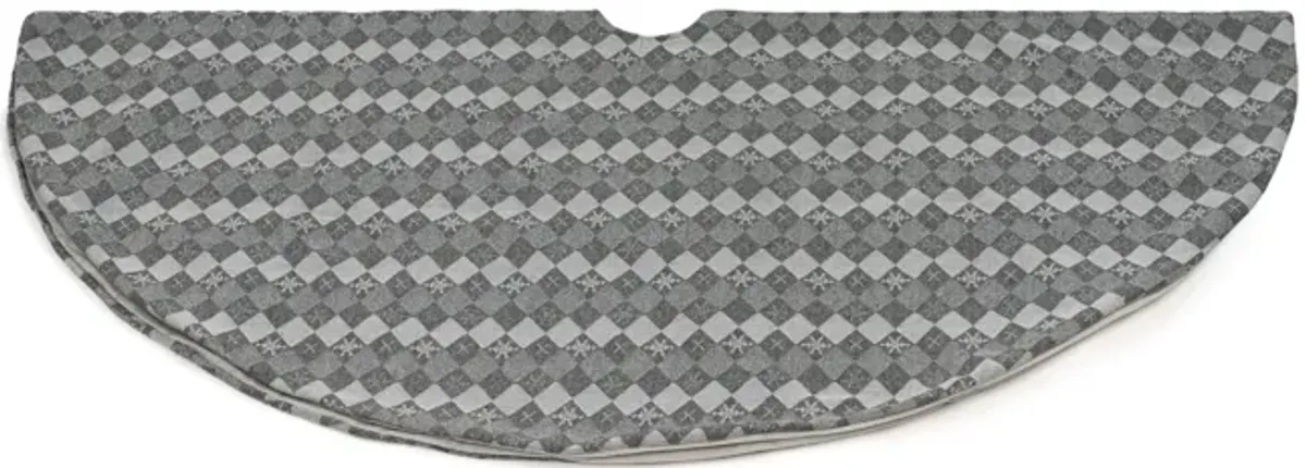 Diamond Snowflake Tree Skirt