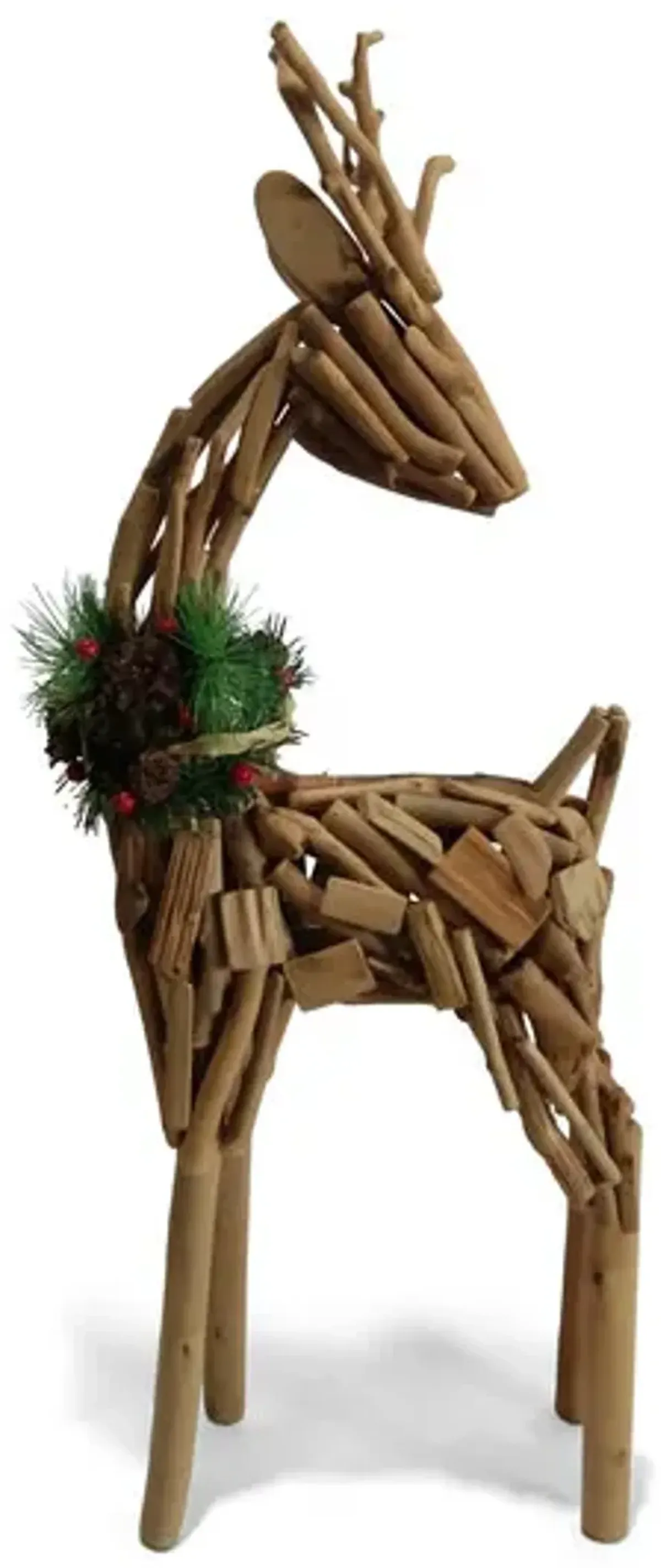 Reindeer With Wreath