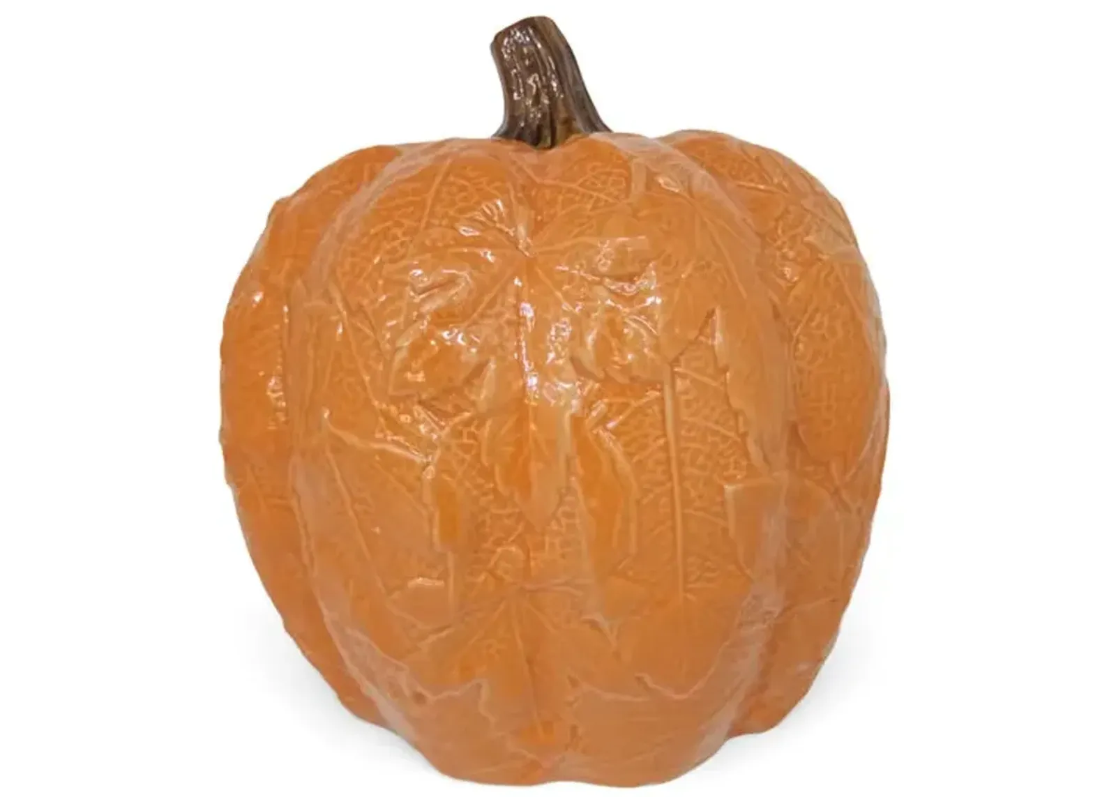 Orange Ceramic Pumpkin