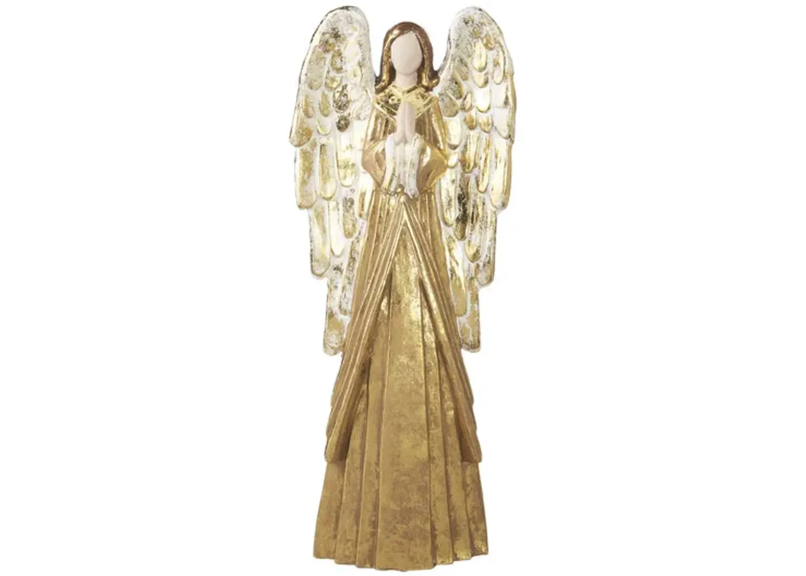 Gilded Praying Angel