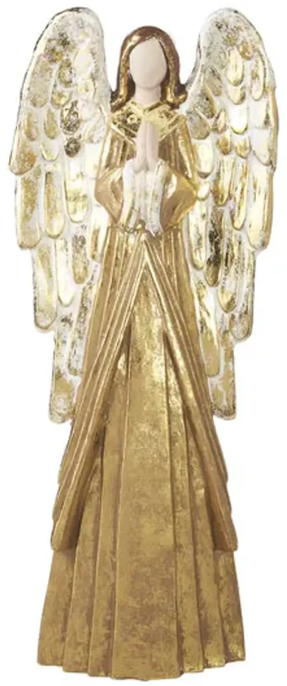 Gilded Praying Angel