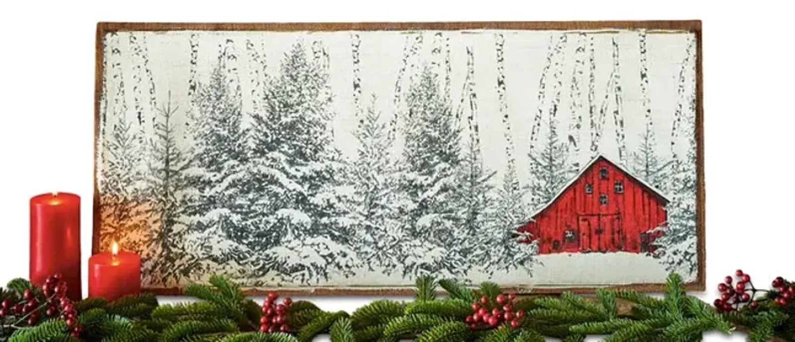 Winter Sketches Barn Wall Art