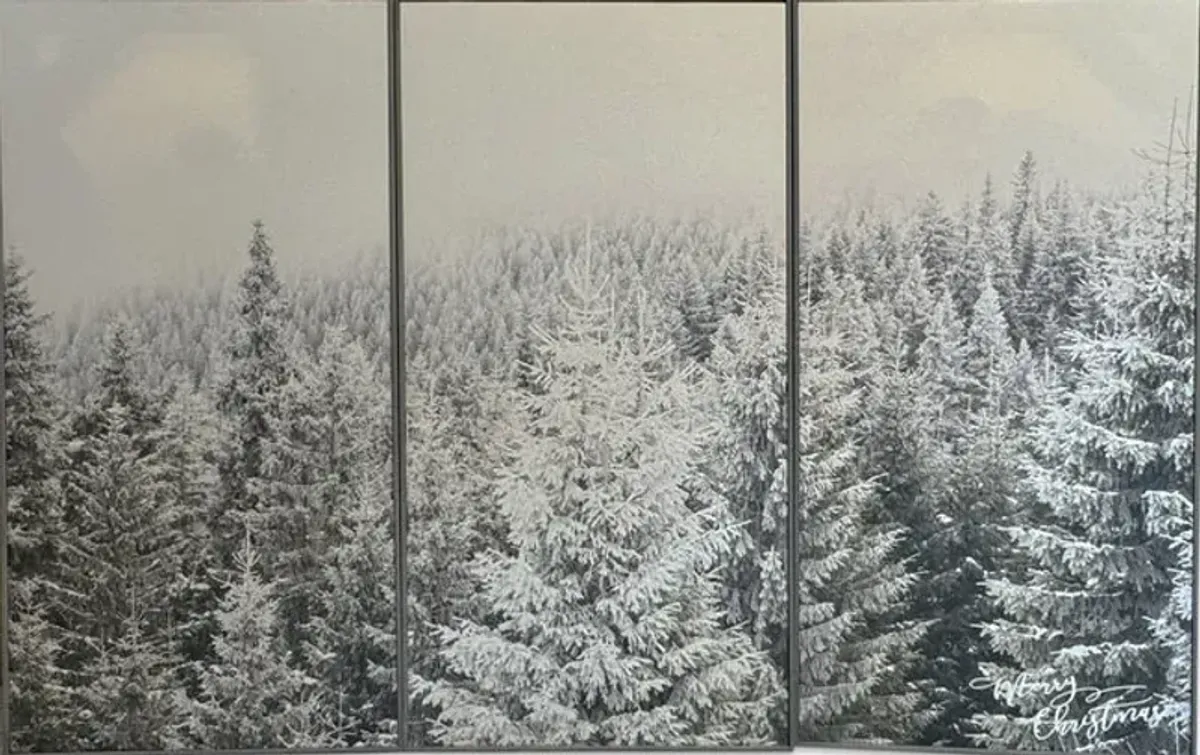 Pine Triptych Canvas Art