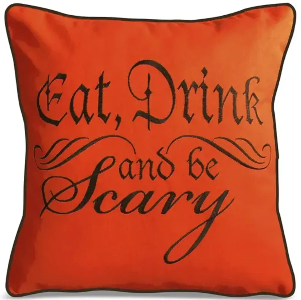 18   Eat  Drink   Be Scary Pillow