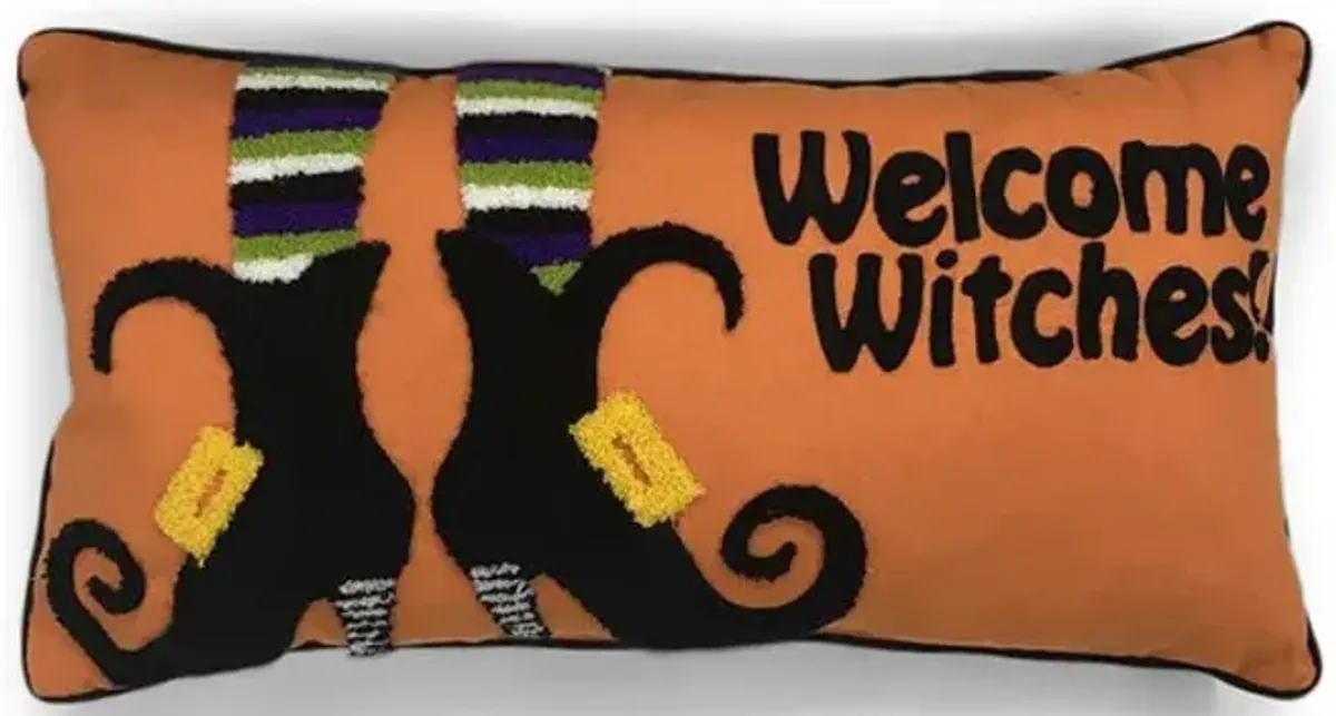 Welcome Witches Pillow