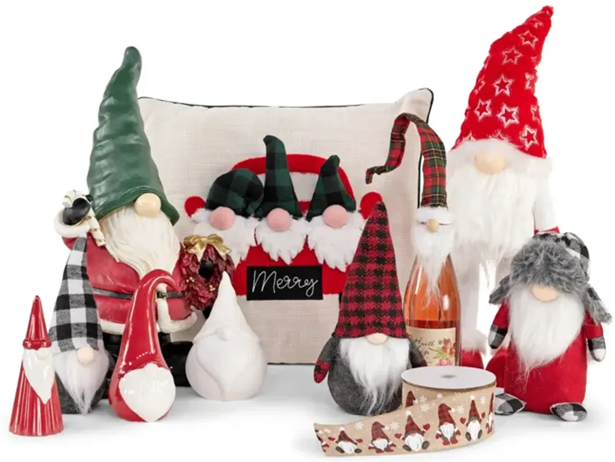 Gnomes In Truck Pillow