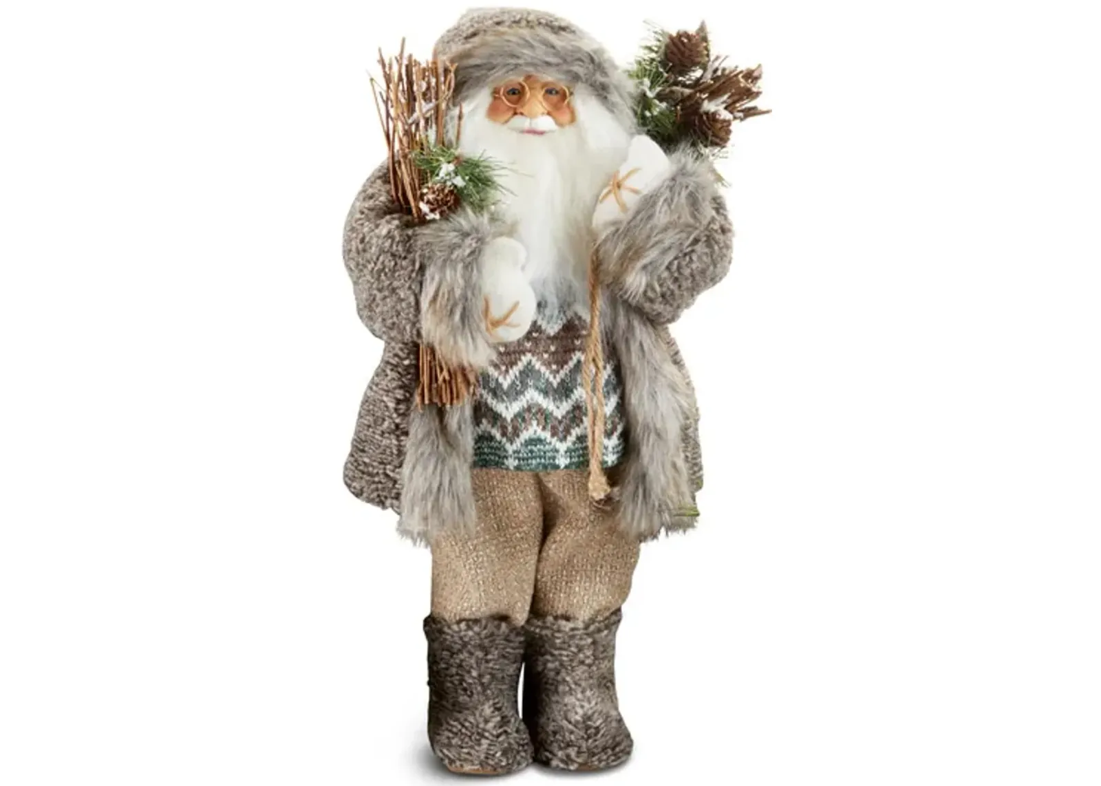 18  Woodsman Santa