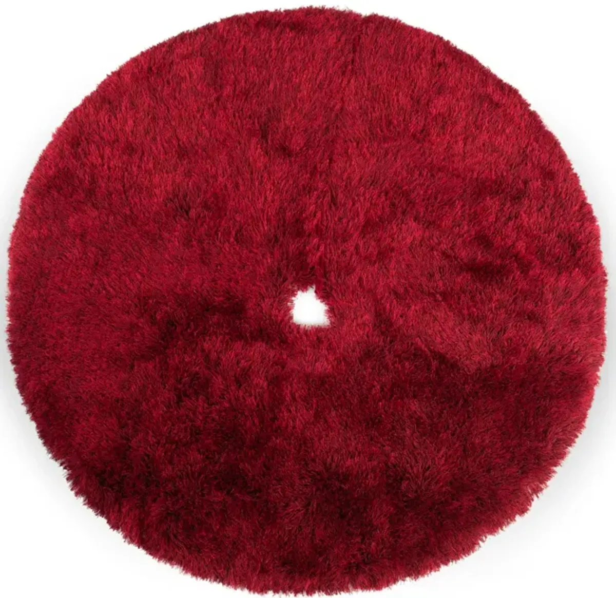 4 6  Shag Tree Skirt - Red