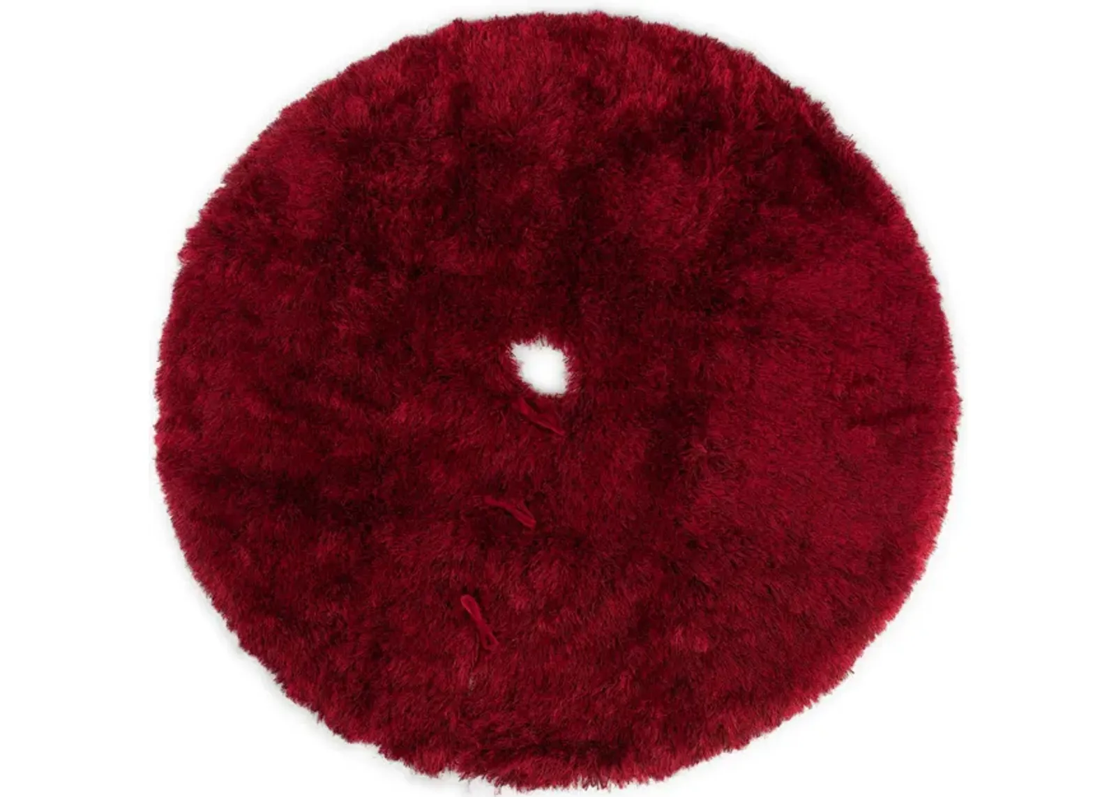 4 6  Shag Tree Skirt - Red