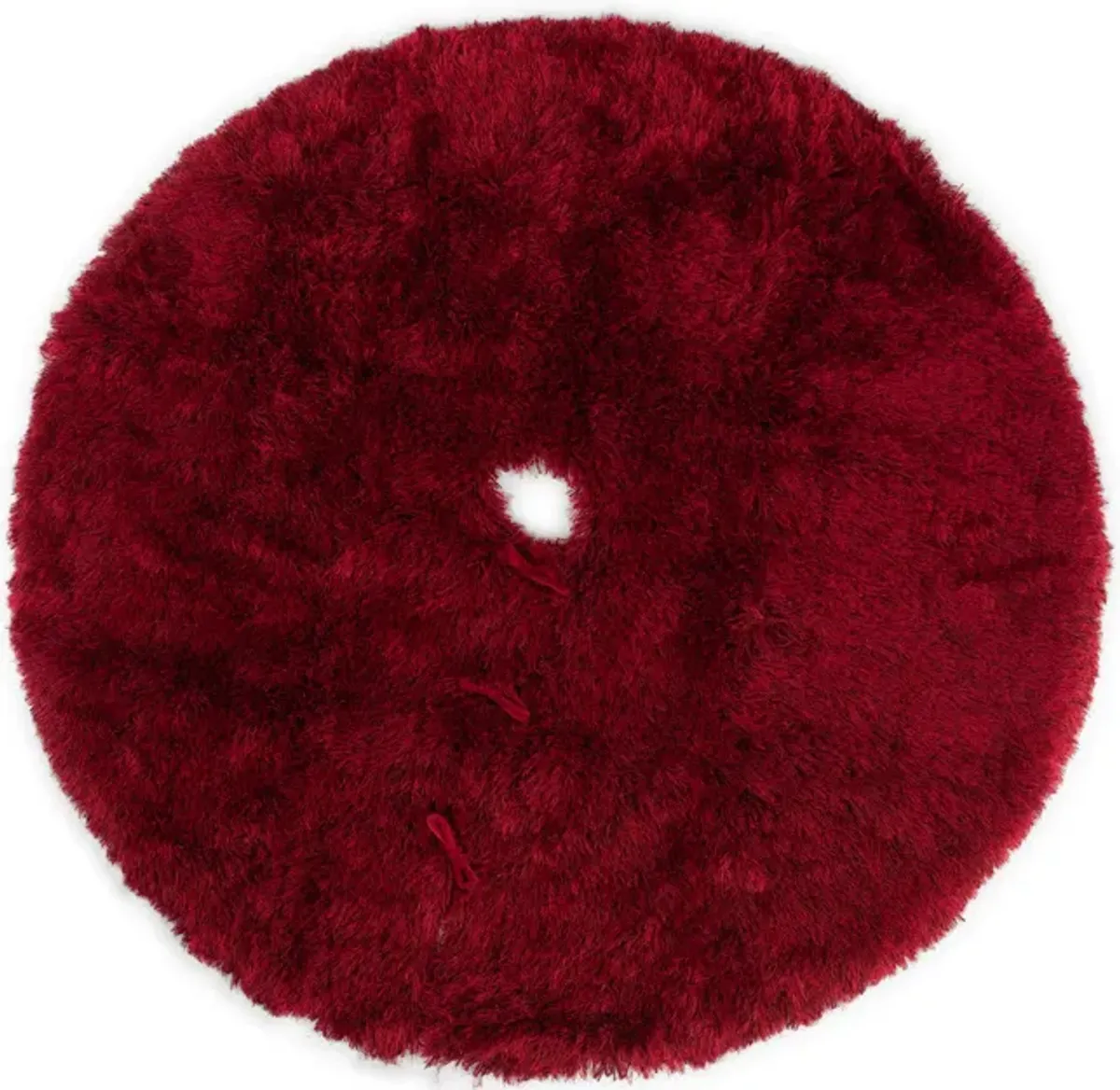 4 6  Shag Tree Skirt - Red