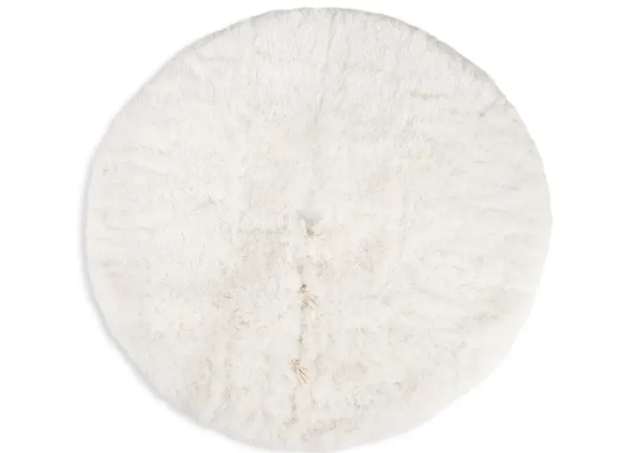 Shag Tree Skirt - White