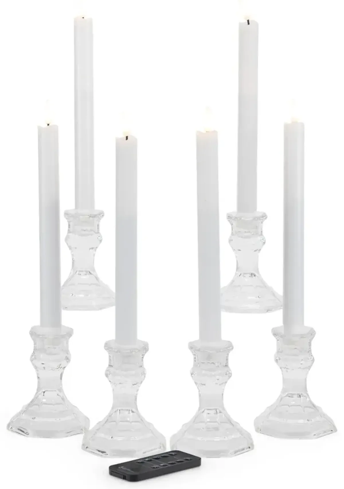 Arora Flameless 6 Piece LED 9  Candle Set With Remote
