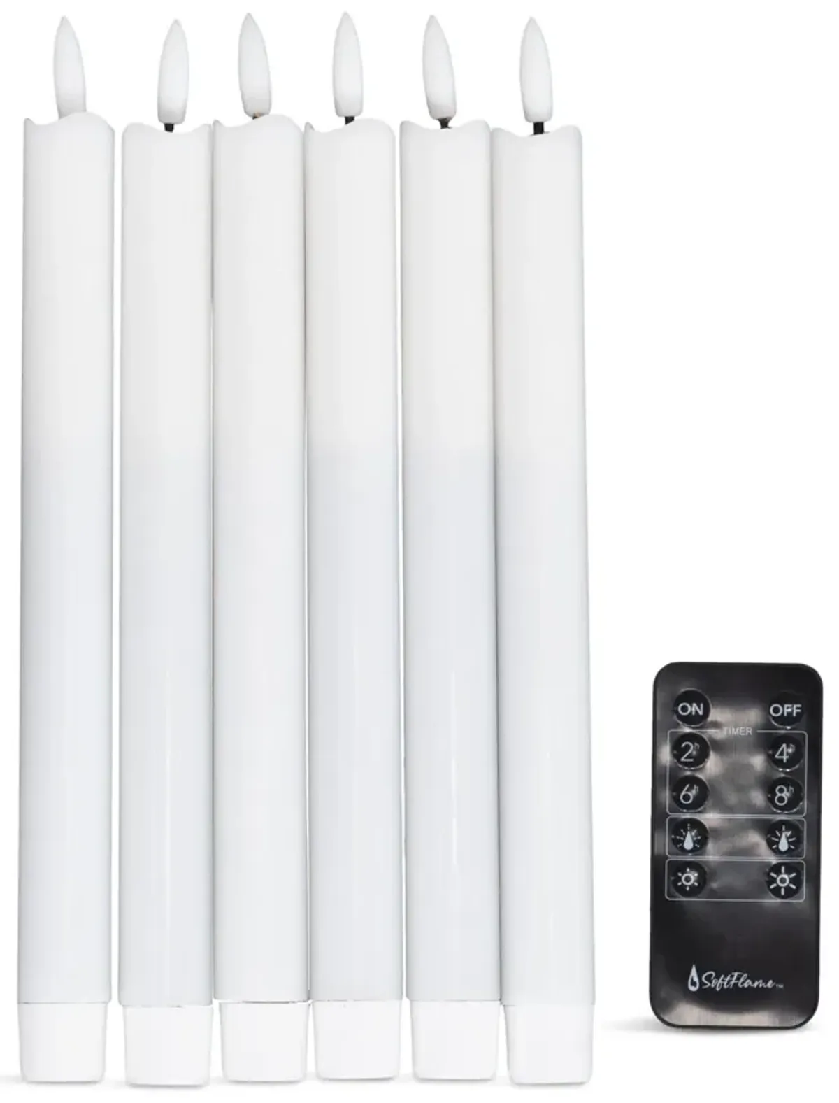 Arora Flameless 6 Piece LED 9  Candle Set With Remote