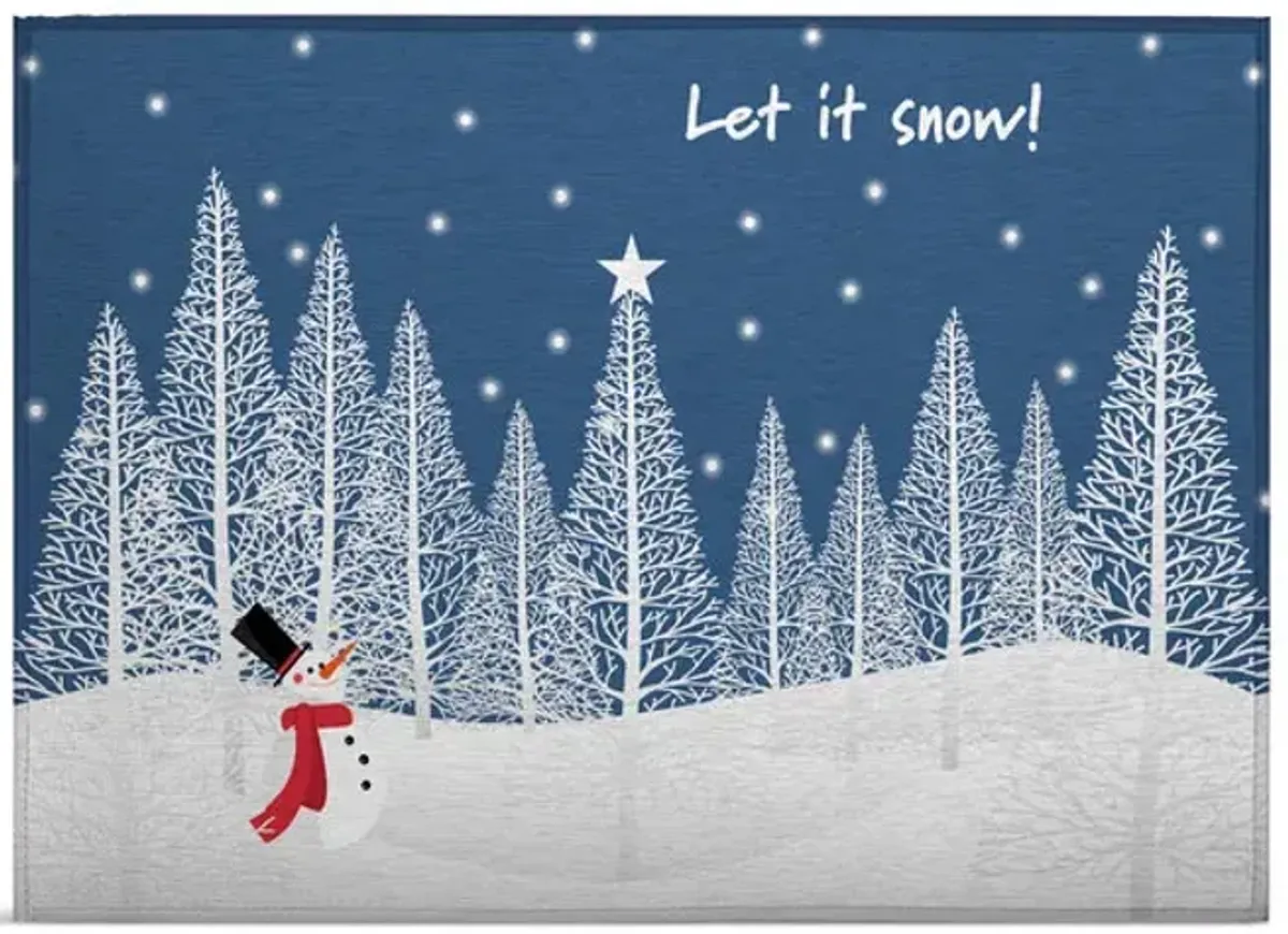 Let It Snow Rug