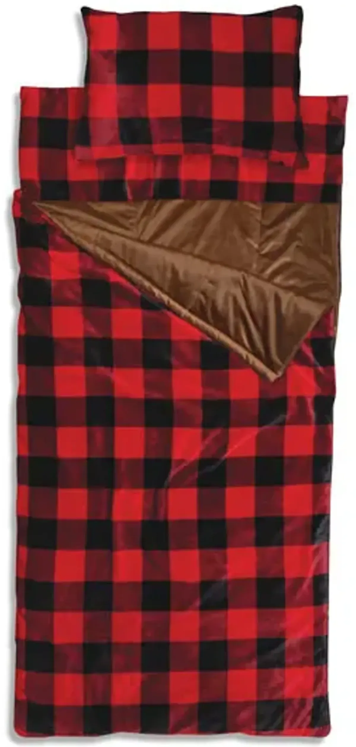 Lumberjack Slumber Bag And Pillow
