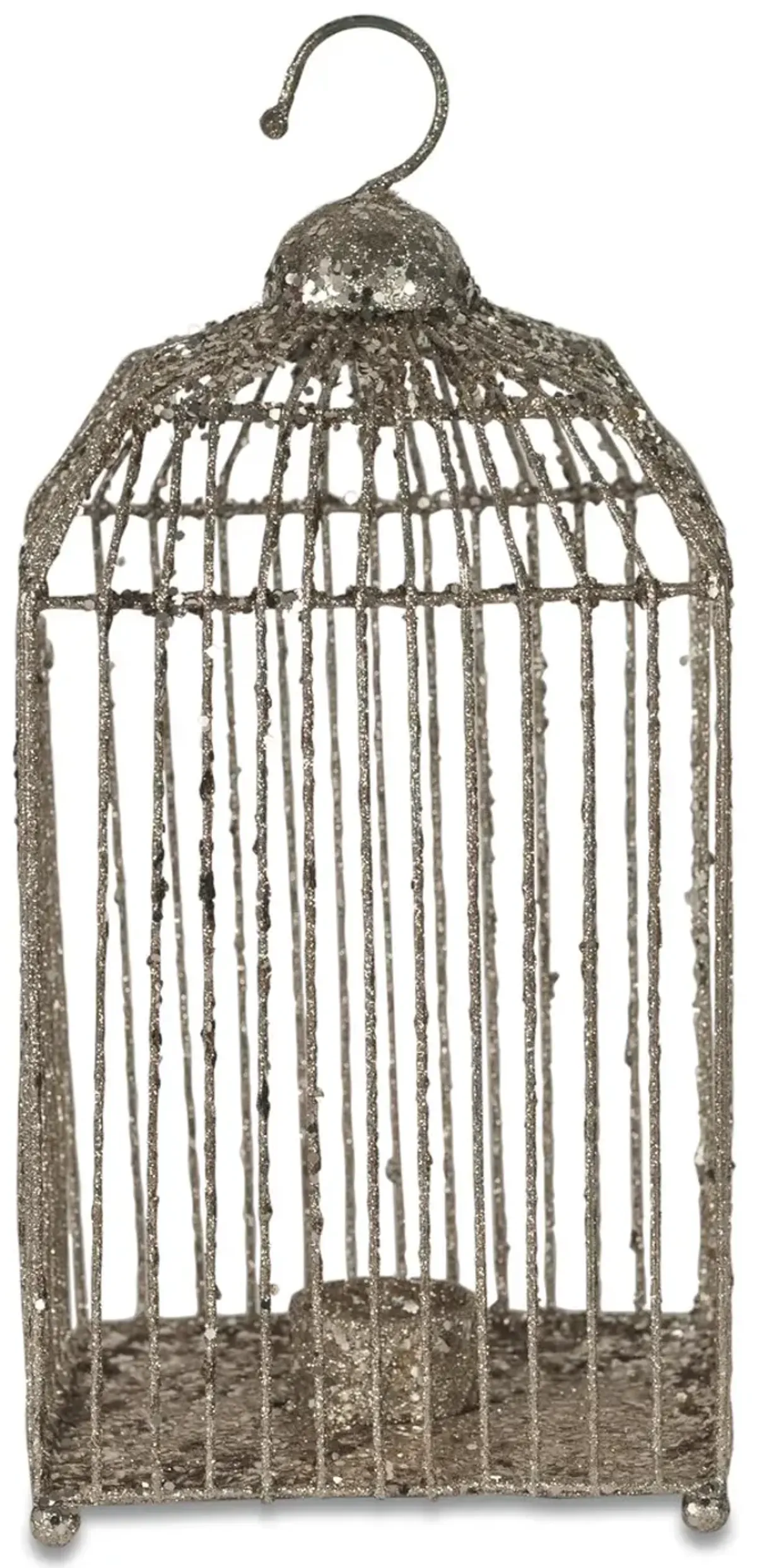 Iron Bird Cage - Champagne Finish