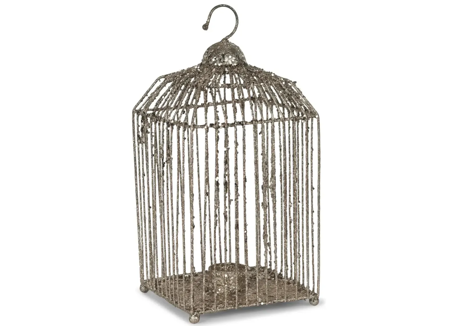 Iron Bird Cage - Champagne Finish