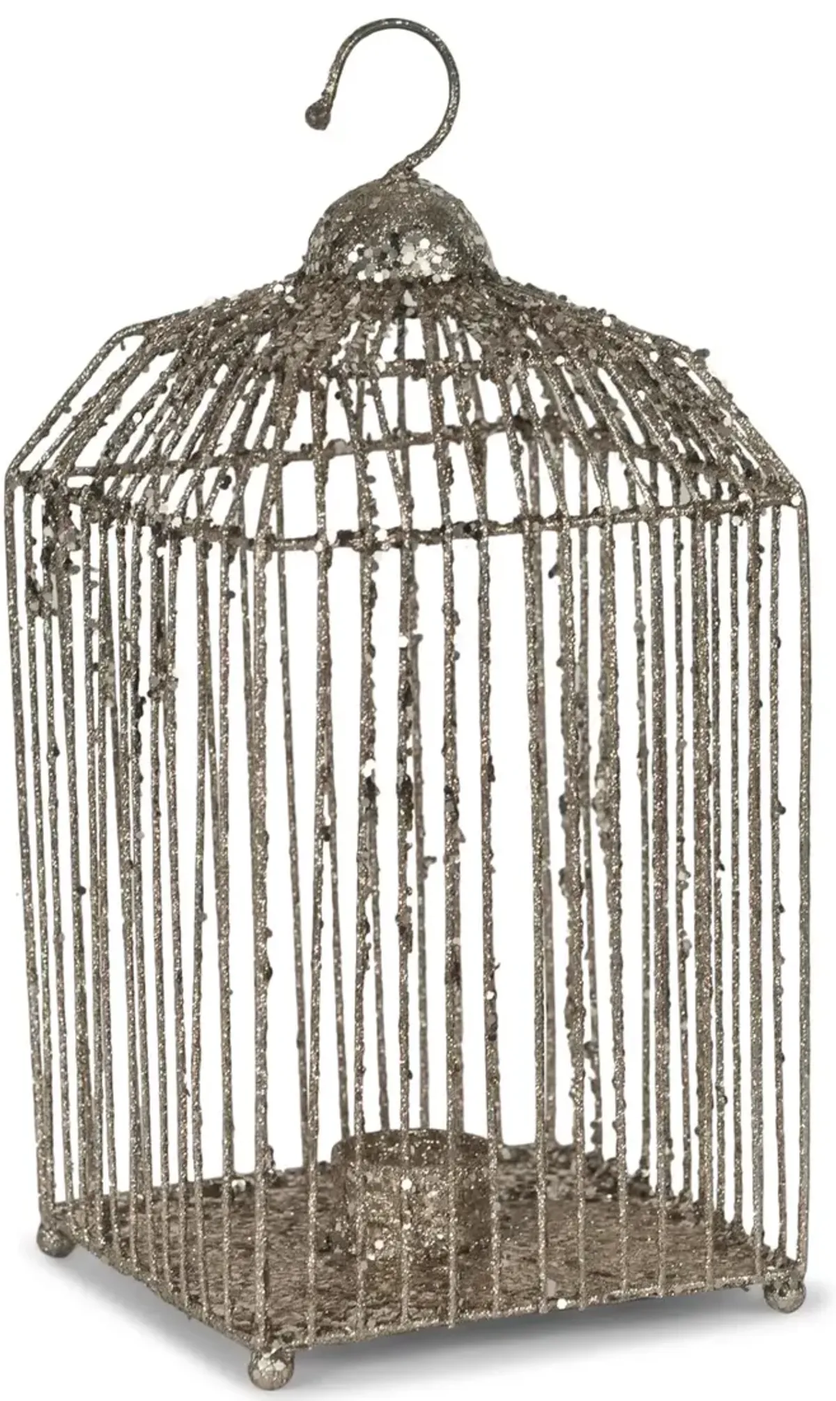 Iron Bird Cage - Champagne Finish