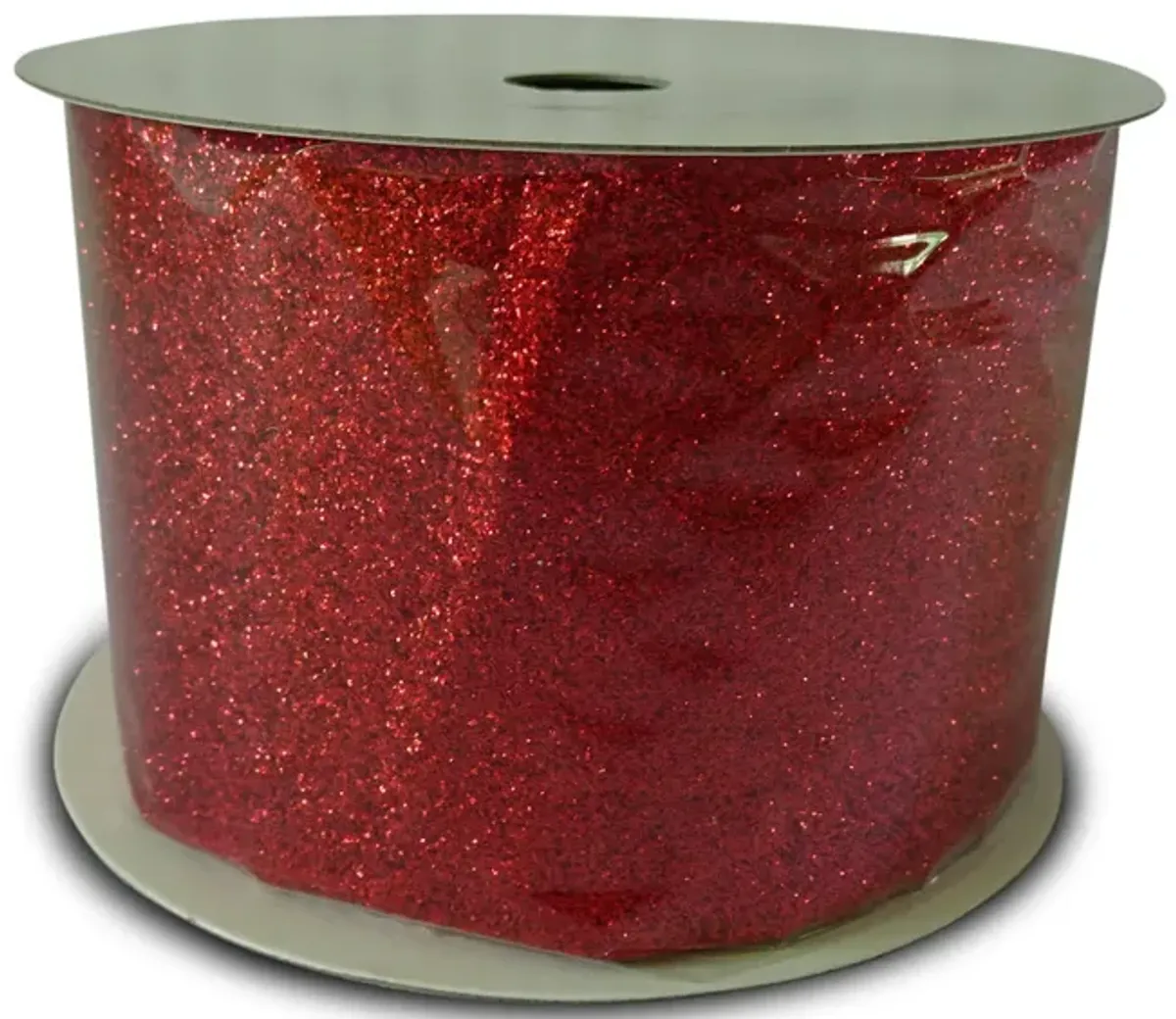 2.4  Glitter Ribbon - Red