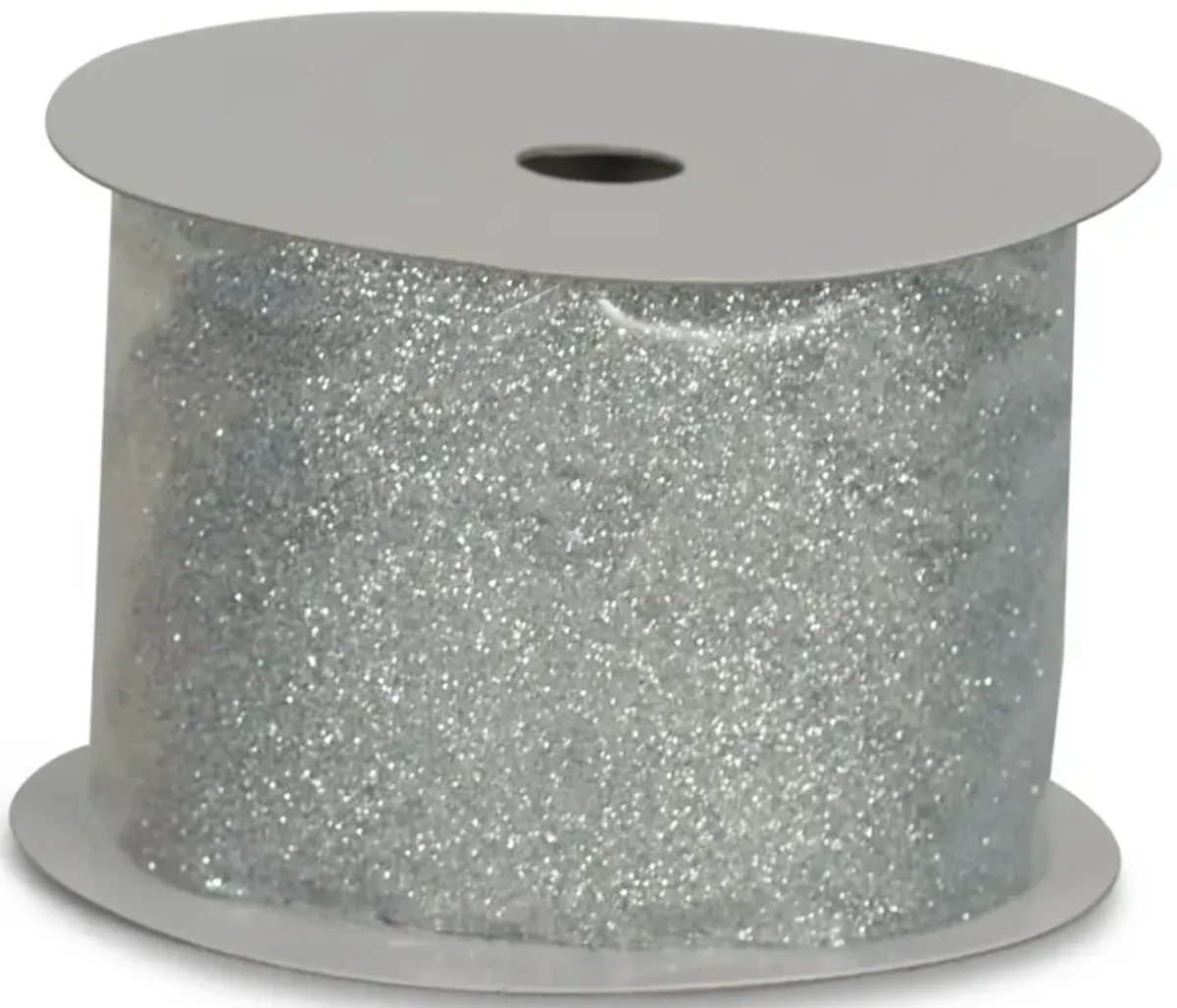 2.4  Glitter Ribbon - Silver