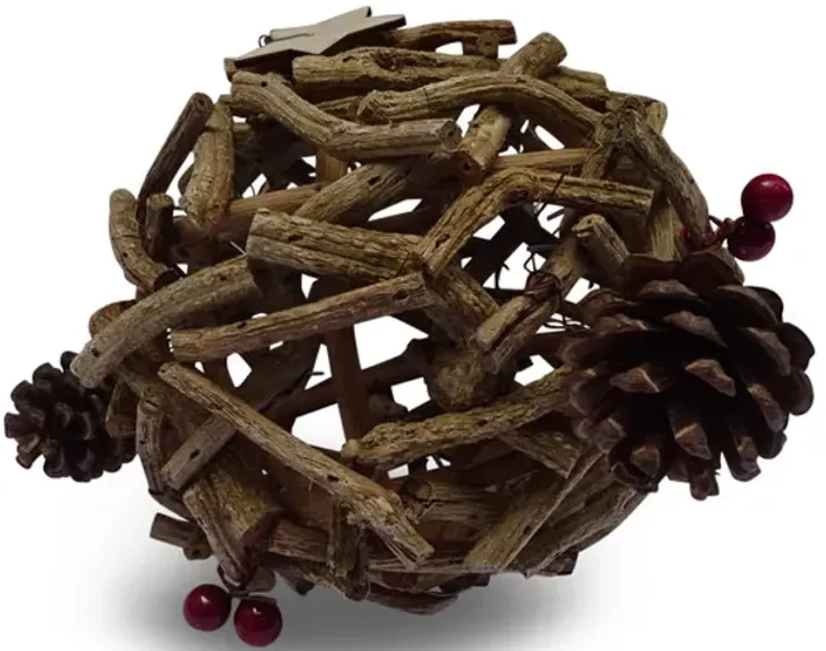 Twig Ball Ornament