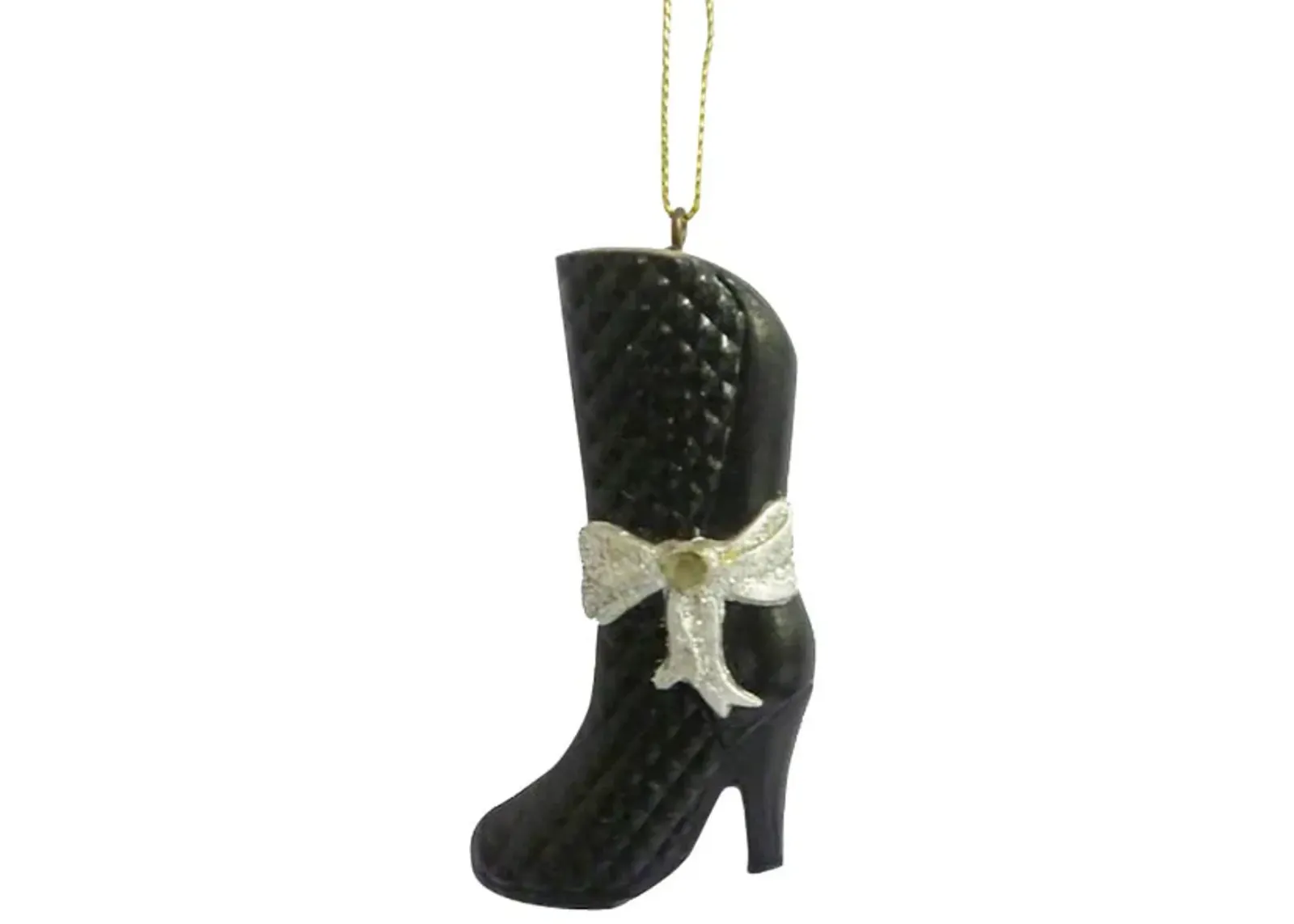 Black Boot Ornament