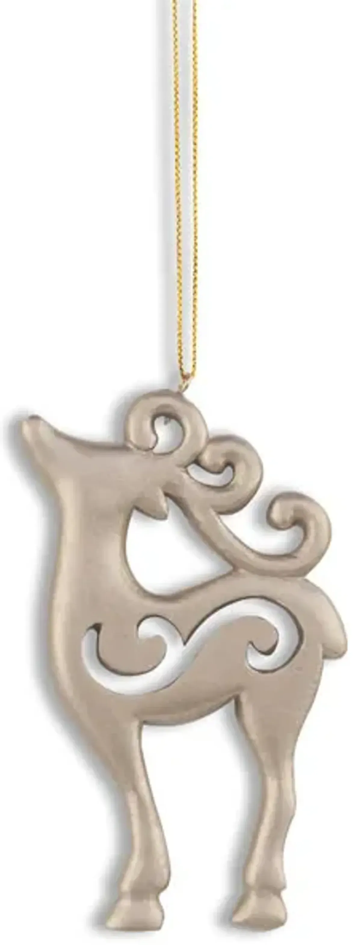 Lace Deer Ornament