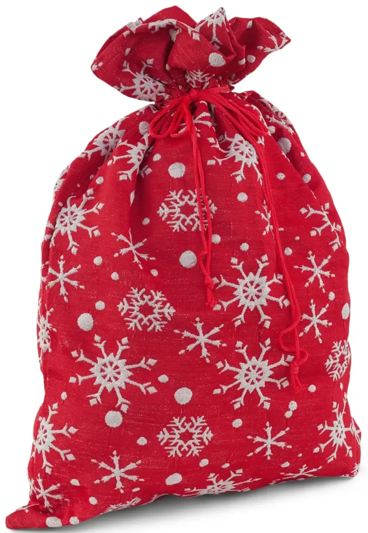 25  Red Snowflake Gift Sack