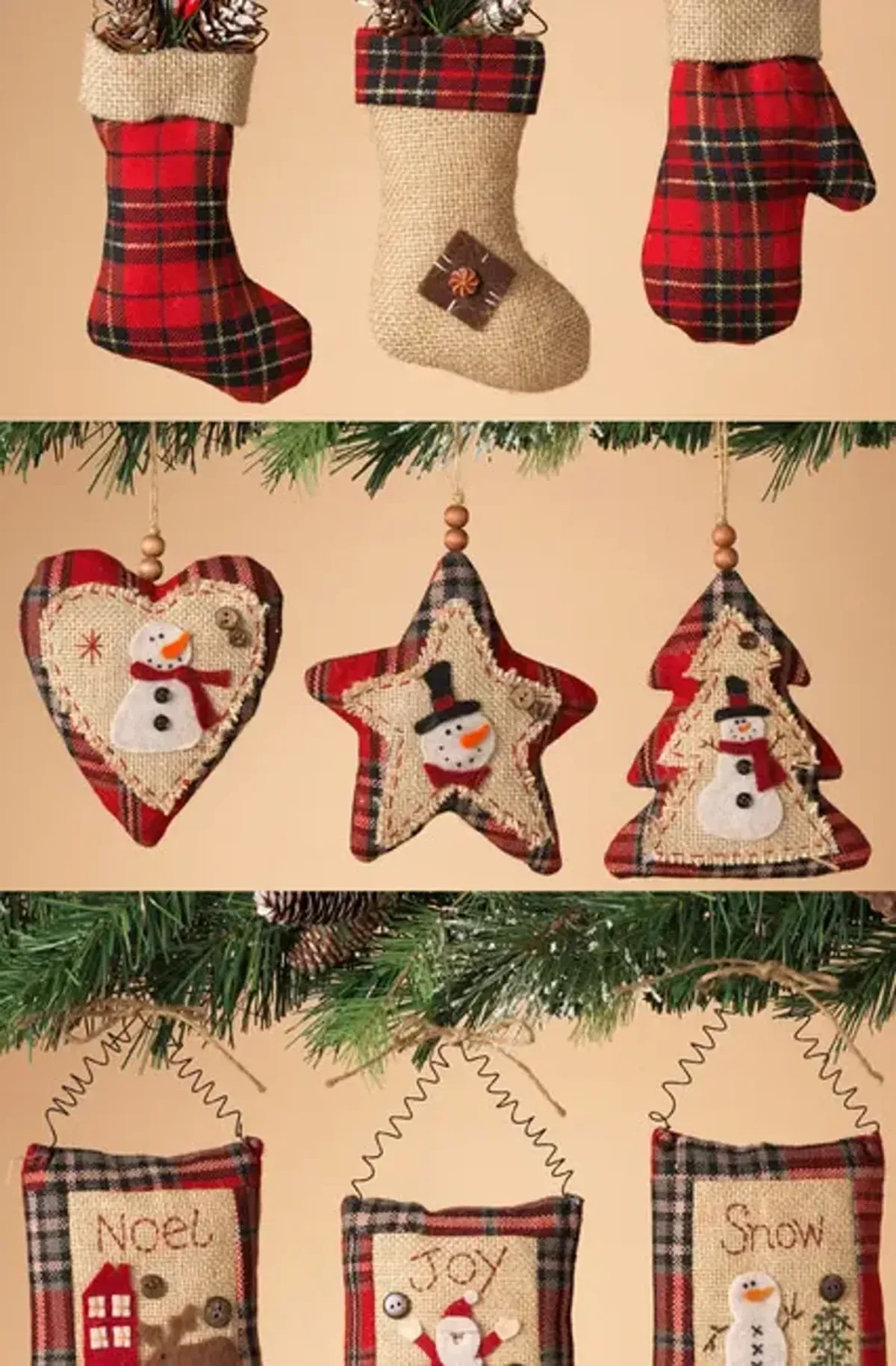 Assorted Soft Ornaments