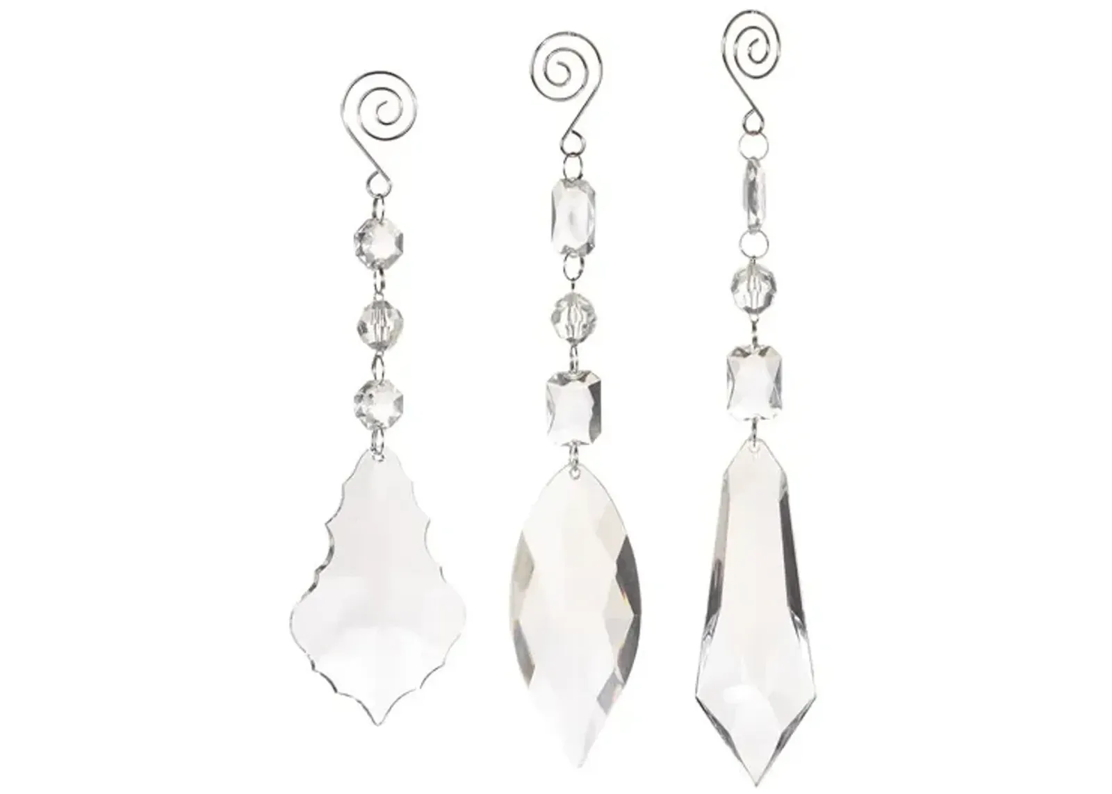 Assorted Crystal Drop Ornament