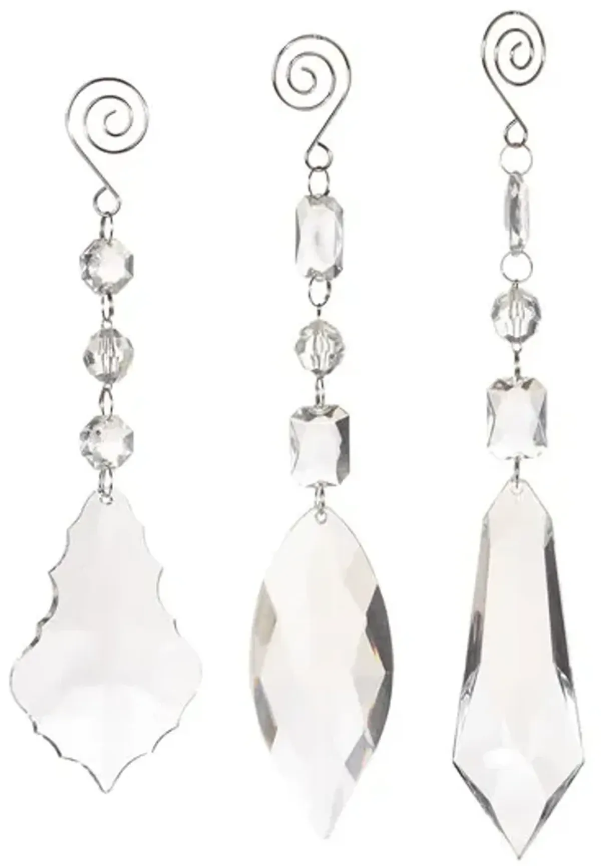 Assorted Crystal Drop Ornament