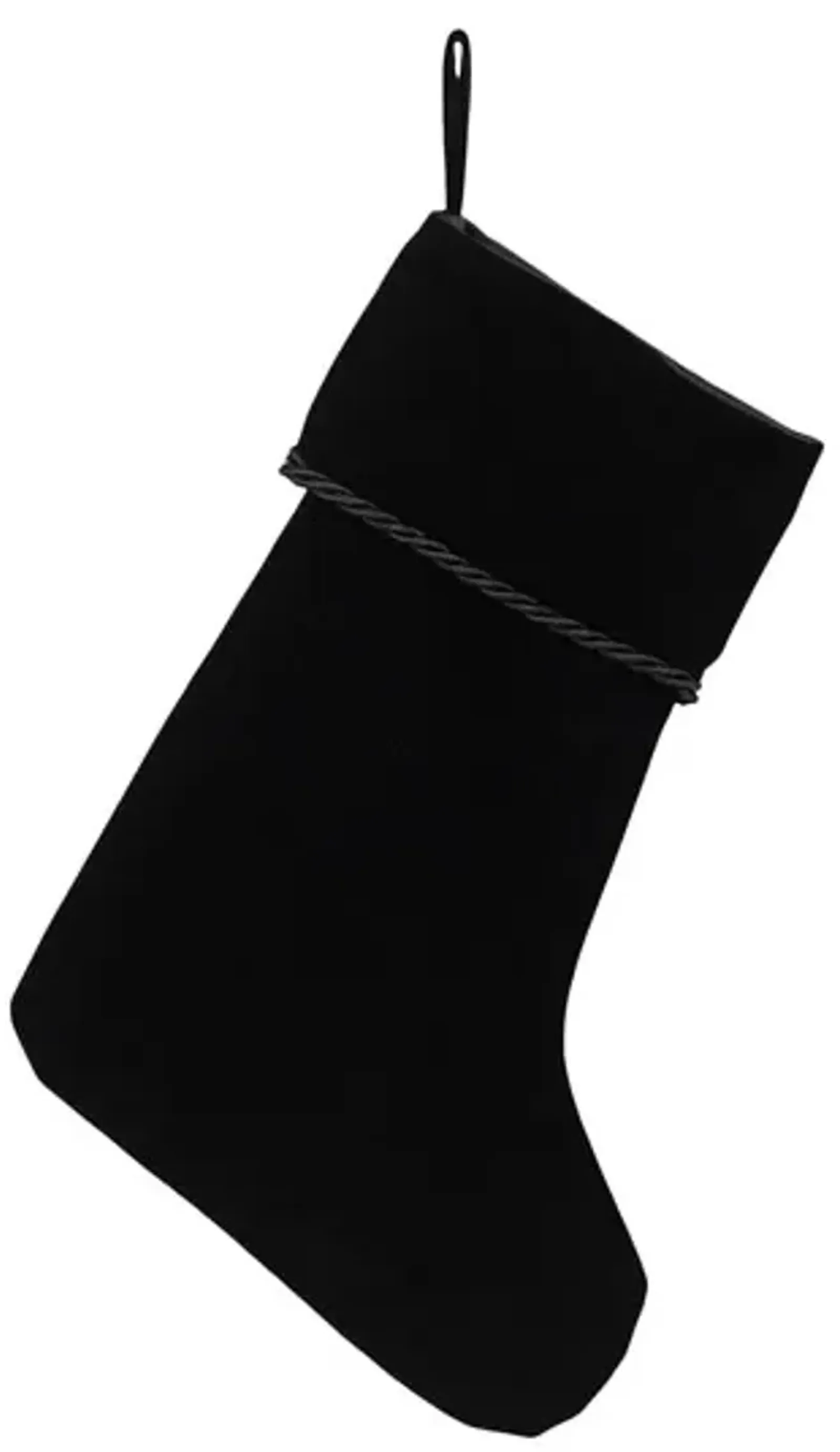 Black Velvet Stocking