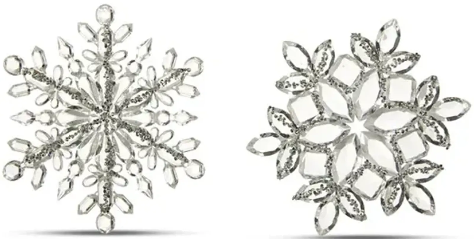 Assorted Jeweled Snowflakes